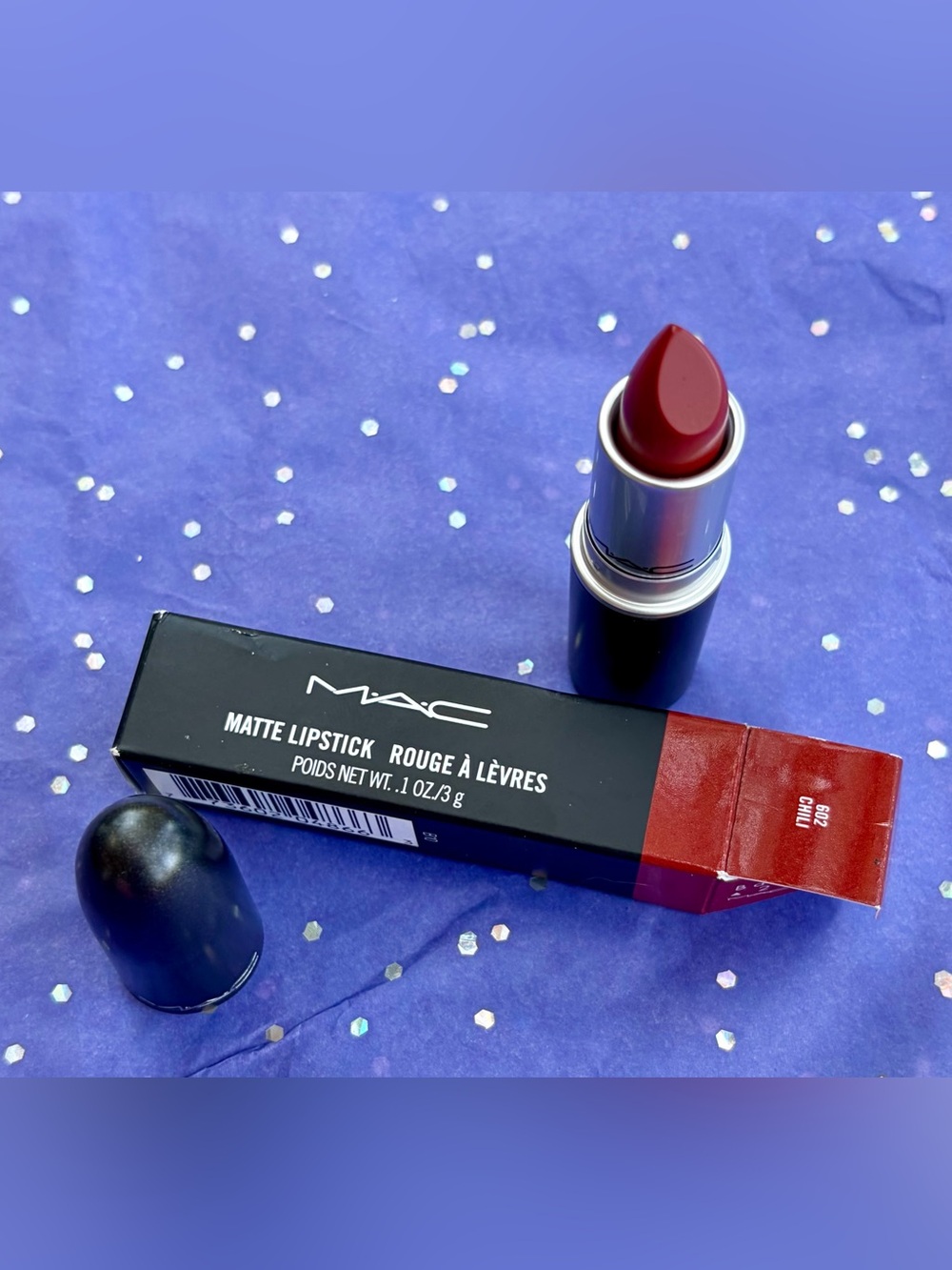 NIB MAC Cosmetics Matte Lipstick - Deep Red💄💋